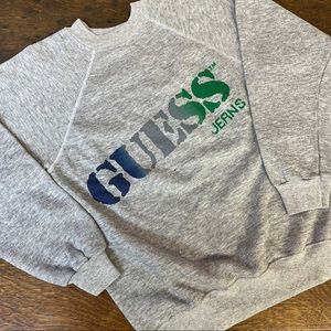 Vintage Guess Jeans Spell out Sweatshirt